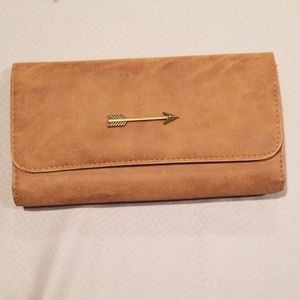 Tan Faux Leather Wallet